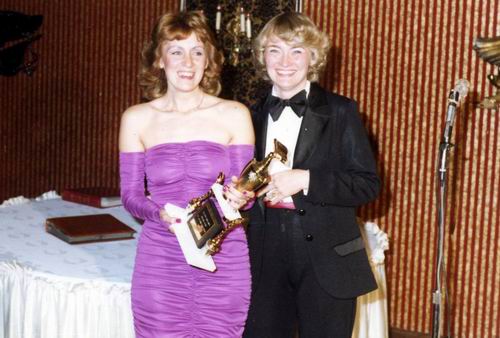 Mt. Clemens Race Track - 1980 Paulette Escalante And Cindy Winkler From Tom Sprotberry (newer photo)